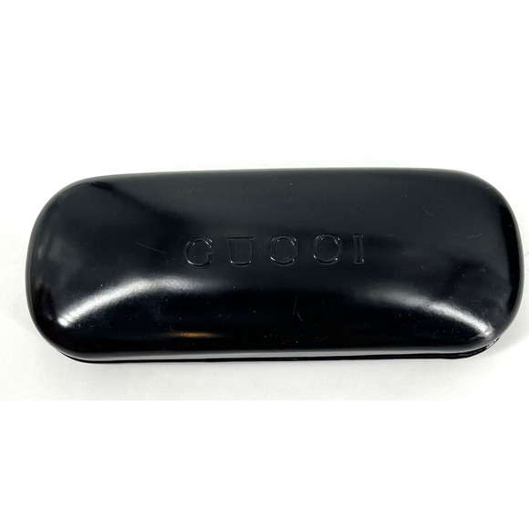 GUCCI GG 1505 ZN7 Eyeglass Frames Italy Half Rim 140 Clear Black Frame Side Logo - Picture 5 of 16